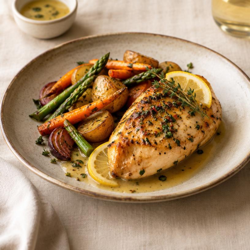 Pollo braseado